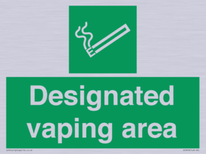 Designated vaping area